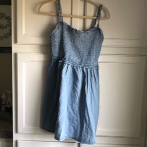 American Eagle denim smoked summer dress